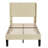Rehnuma Twin Bed Upholstered Platform with Headboard and Strong Wooden Slats-1236311653
