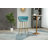 Upholstered Counter Stool with Metal Frame-1041000883-1067210085