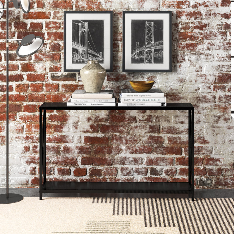 Console Germantown, Blanc, H 29,13 po x l 47,24 po x P 9,06 po