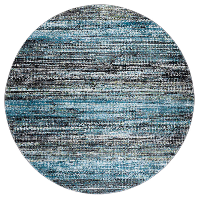 Porcello Performance Abstract Rug, Round 6'7"