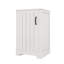 Meuble-lavabo autoportant de 20 pouces, construction en bois massif, porte à fermeture douce, support de rangement et tablette réglable-401012877