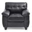 Fauteuil capitonné large de 36 po Benton-912782493