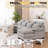 Balendin 111.8'' Soft U-Shape Sectional Couch Upholstered Sofa, Comfy Modular Cloud Couch-653119300