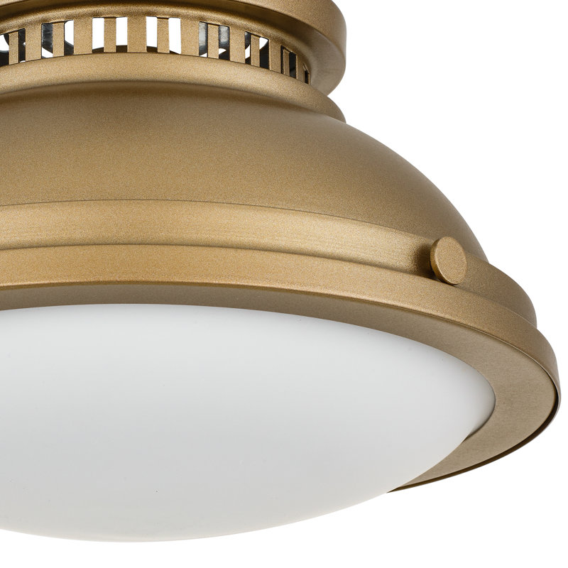 Plafonnier encastré 1 lumière, 1, H 6,5 po x l 11 po x P 11 po