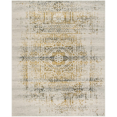 Tapis oriental ivoire / bleu Watsonville