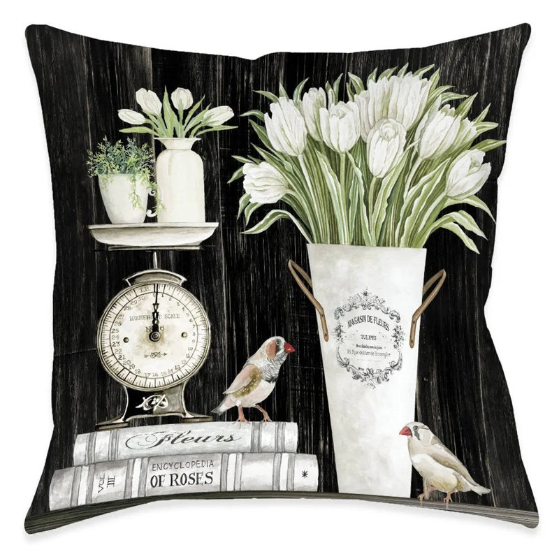 Coussin décoratif d'extérieur Tuliperaie