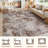 Modern Area Rug Abstract Washable Rugs with Non-Slip Backing for Living Room Bedroom-Dark Brown-887214757