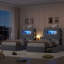 Structure de lit tapissier, lit de rangement avec DEL et station de charge-1012162557-1030962290