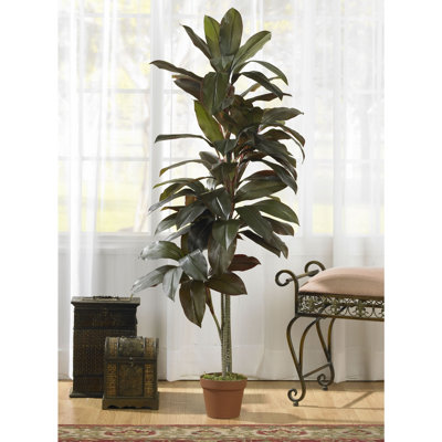 Plante de feuillage artificiel 60" dans un pot de fleurs
