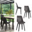 Foreston Patio Dining Side Chair with Cushion