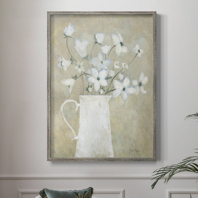 Delicate Bouquet II, reproduction encadrée - bois massif 50226, H 11 po x l 9 po