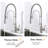 Pull Out Gooseneck High-Arc Kitchen Faucet-82627969