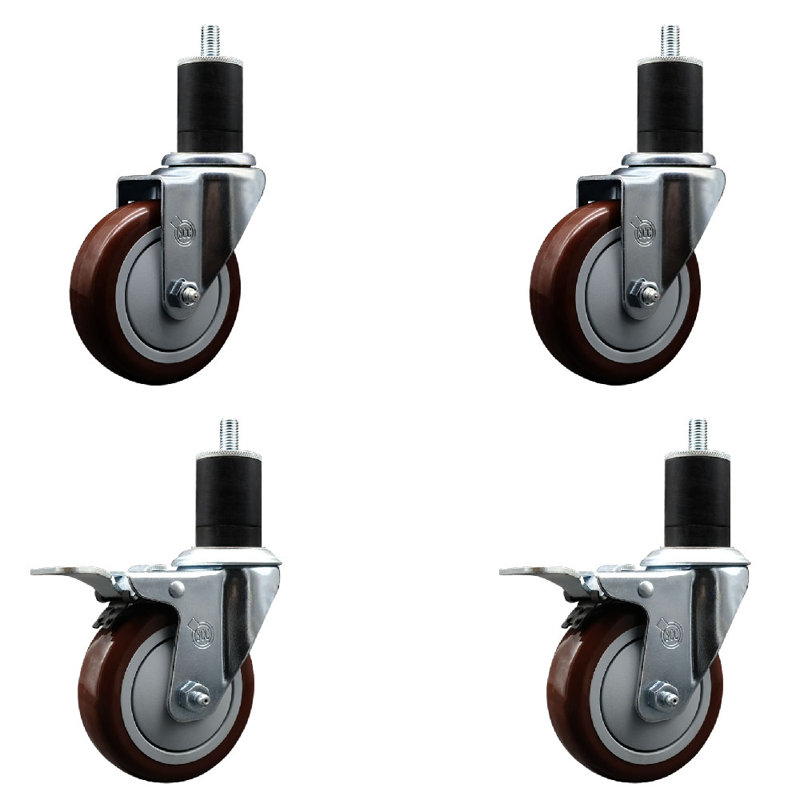Ensemble de roulettes extensibles Poly