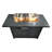 Steel Outdoor Fire Pit - 8-Hour Burn Time, 42.56 In Width, Gray 23.8''W X 7.6''D Bowl, 50000 Output,