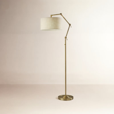 77'' Dimmable Swing Arm Floor Lamp