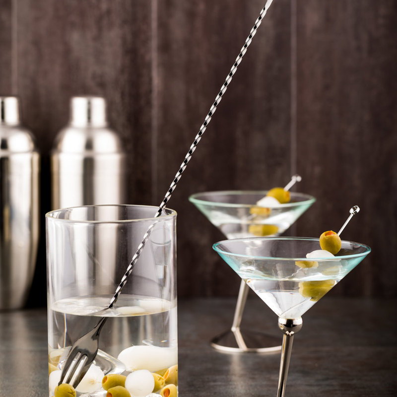 Laurents Stainless Steel Stirrer, Black