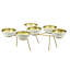 Munro White & Gold Serving Stand -1994814516