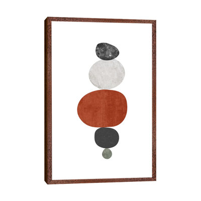 Pebbles IV by Nouveau Prints - Painting on Canvas