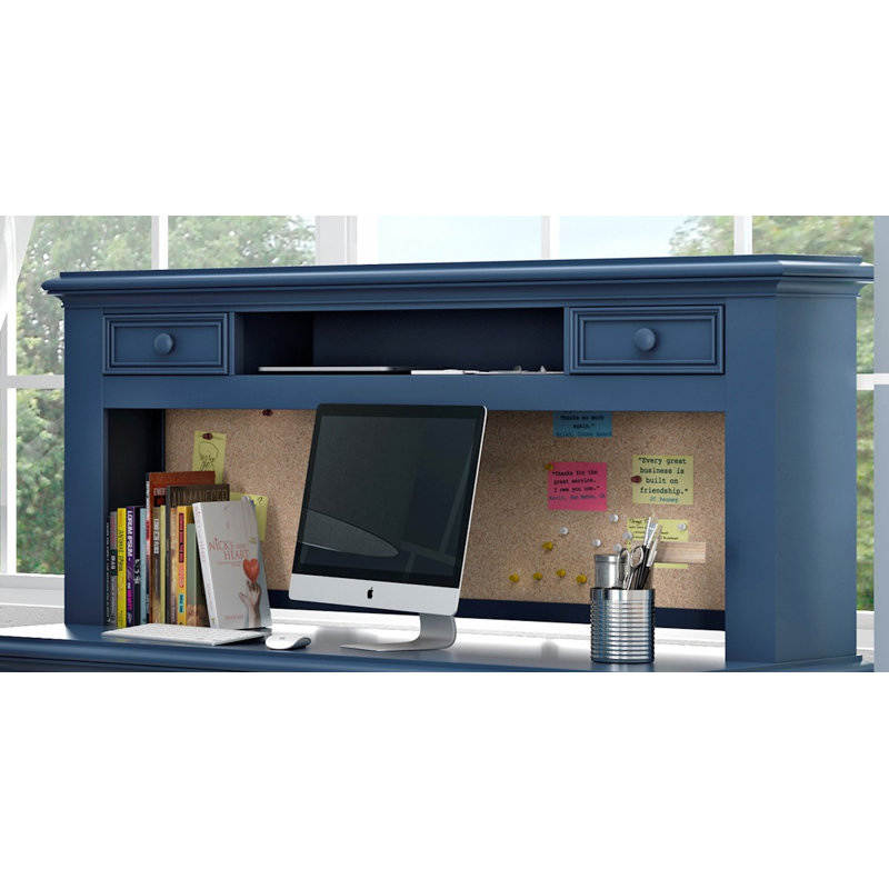 Matthes Desk Hutch, Willliamsburg Blue