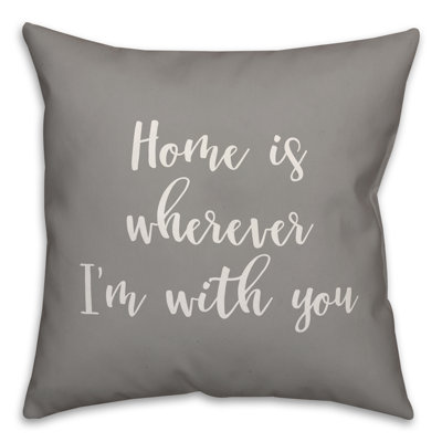  Coussin "Home is Partout"