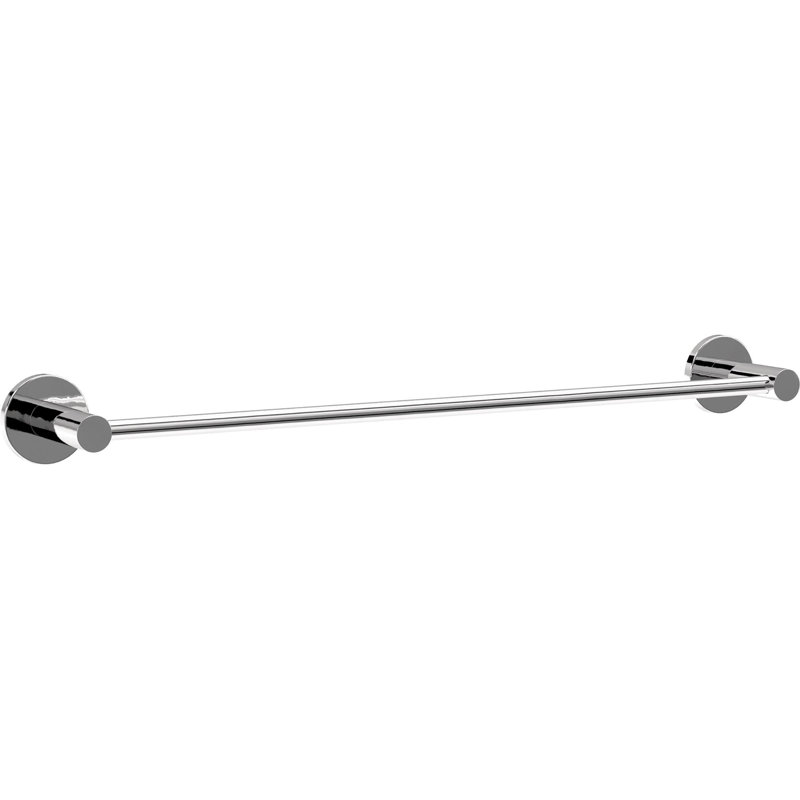 Barre à serviettes murale Precept 1, Chrome poli, H 1,97 po x L 19,97 po x P 2,86 po