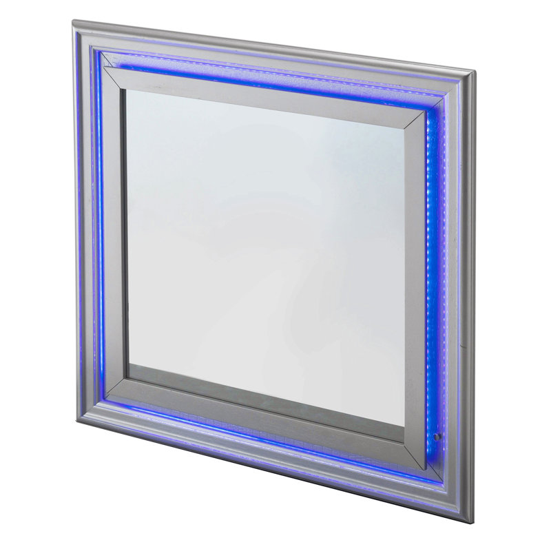Miroir avec maison