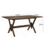 Table de salle à manger 63 "-1951365349