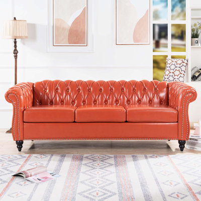 Canapé de salon rembourré Chesterfield