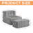 Upholstered Memory Foam Sofa With Ottoman-483778252