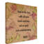 Deagen «Floral Bible Verse 3», art textuel sur toile tendue-30355062