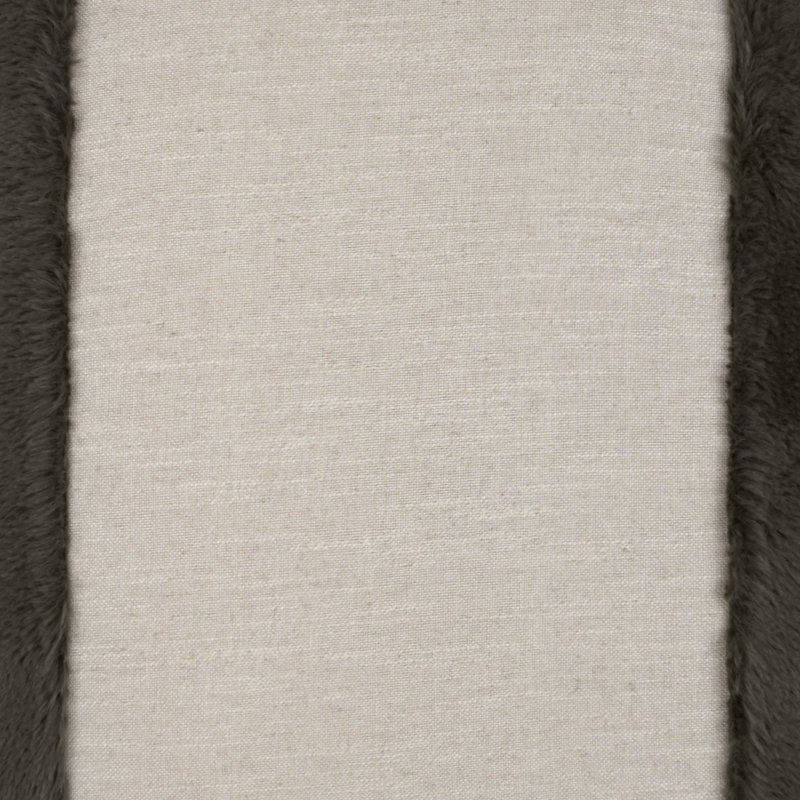 Coussin Courchevel, Gris/brun, Carré 24 po