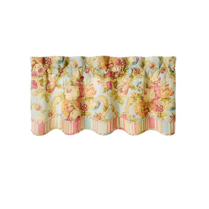 Cantonnière 100% coton Waverly Spring Bling Vapor