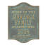 Buena 5-Line Wall Address Plaque-941561061