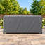 Goodman Weatherproof Patio Sofa Cover with Breathable, Durable Water-Resistant PVC Protection, Adjustable Elastic Hem, Click-Close Straps and Air Holes-105225725-25131744