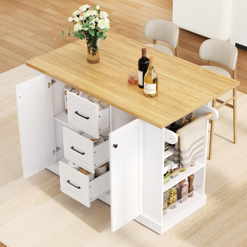 120 cm W Kitchen Island