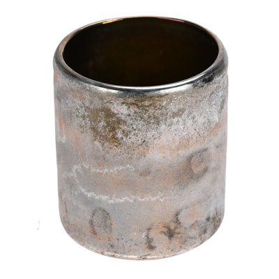 Bernita Sand Stone Round Glass Vase