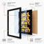 Bold Yellow Typography - Framed Print-575096969-575096974