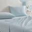 Ensemble de draps en coton percale bleu Martha Stewart-115629656-116668764