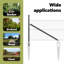 Vidaxl Fence With Posts -Coated Steel-116797899-116797907