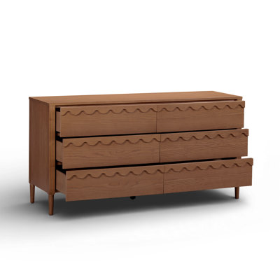 Oodle Walnut 6 Drawer Dresser