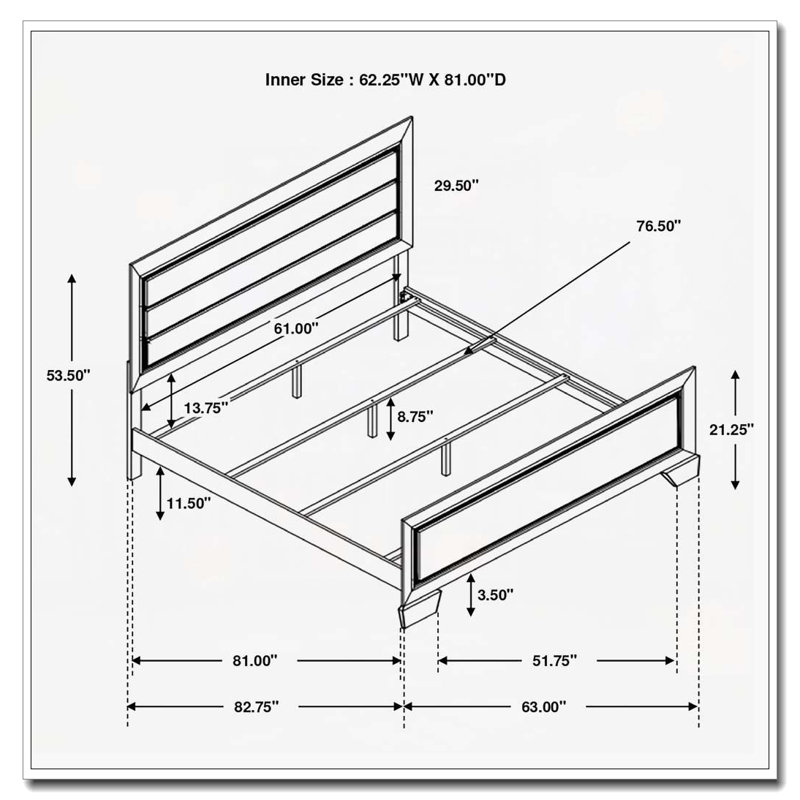 Wood Panel Bed