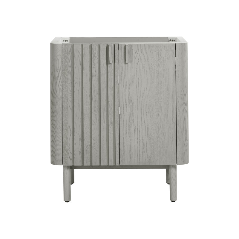 Blakely 30'' W Single Bathroom Vanity Base, Gray