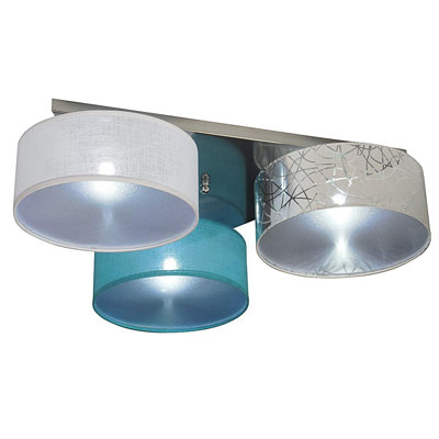 Pulley Fabric Semi Flush Mount