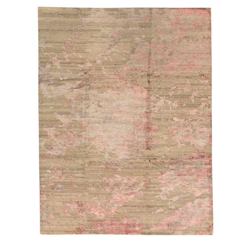 Tapis rectangulaire noué à la main