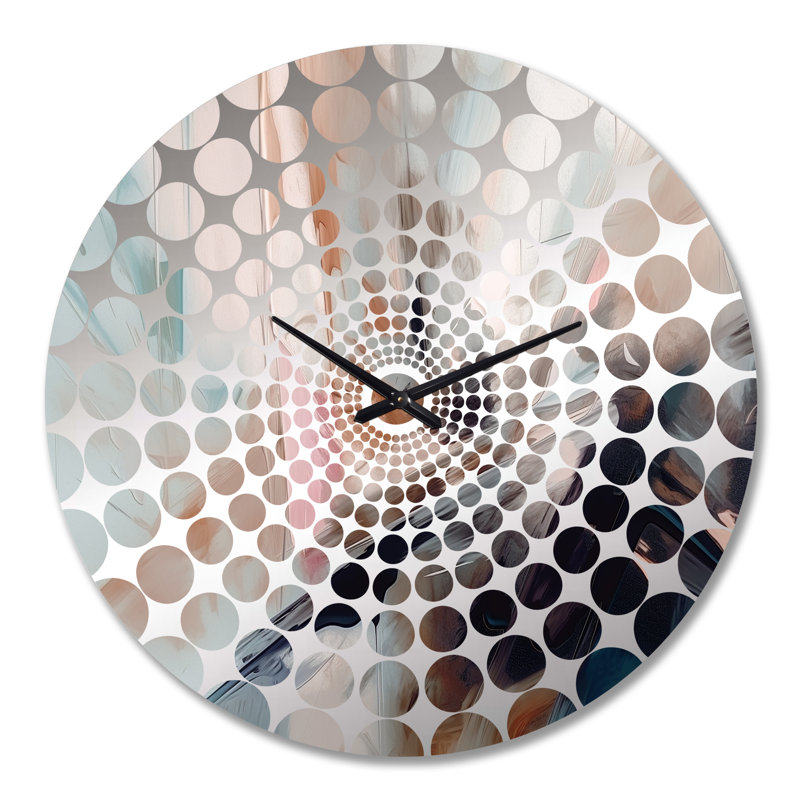 Sehgal - Horloge murale abstraite en marbre, Très grand
