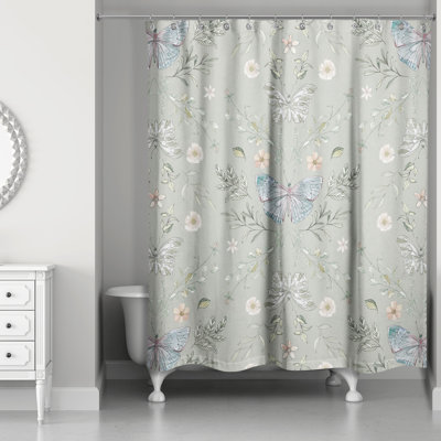 Rideau de douche simple Anglina