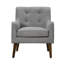 Fauteuil en velours capitonné de 25 pouces de largeur-94331398
