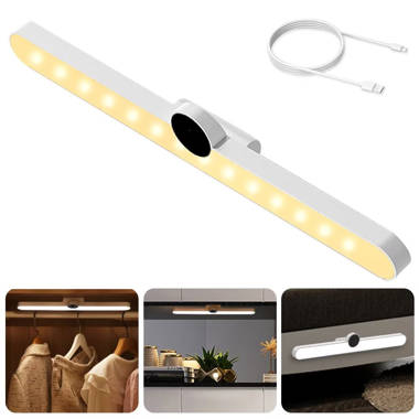 Harth Sleep Mode Underbed Light - Night Light Amber Glow No Blue Light  Battery Powered Peel And Stick Install