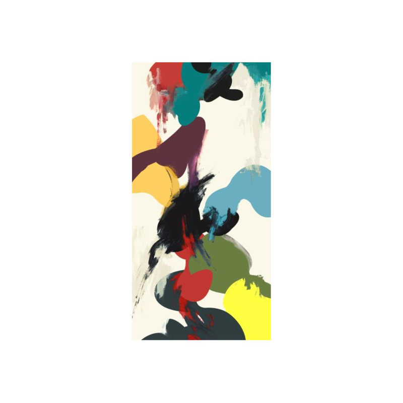 Swirling Thoughts I Print by Jean Kenna, 94" H x 47" W x 1.5" D