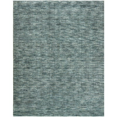 Neva Wool Area Rug in Blue